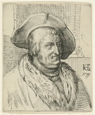 Portret van een man met een hoed