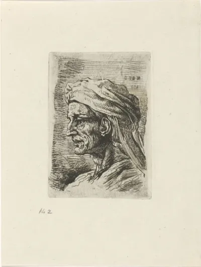 Portret van een man met een tulband