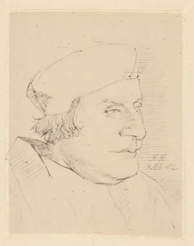 Portret van een man met hoed