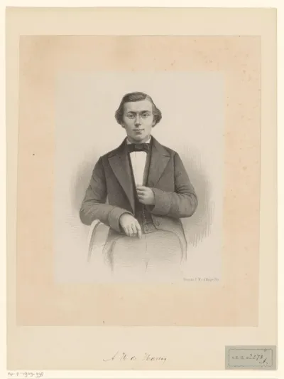 Portret van een man, mogelijk A.H. de Hartog