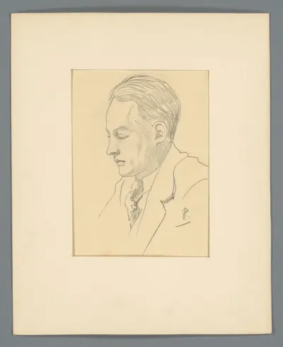 Portret van een man, mogelijk A. Kraaij
