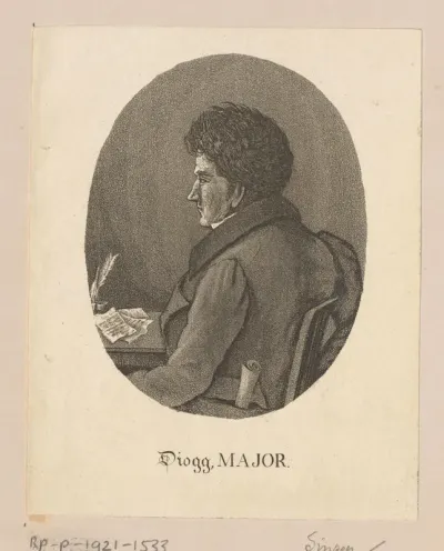 Portret van een man, mogelijk Felix Maria Diog