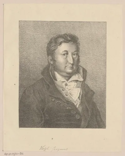 Portret van een man, mogelijk Georg Voigt