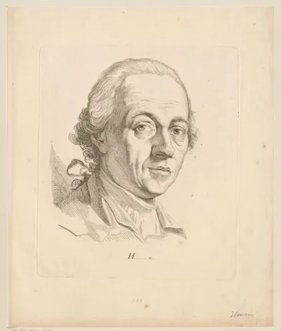 Portret van een man, mogelijk Johann Georg Hamann