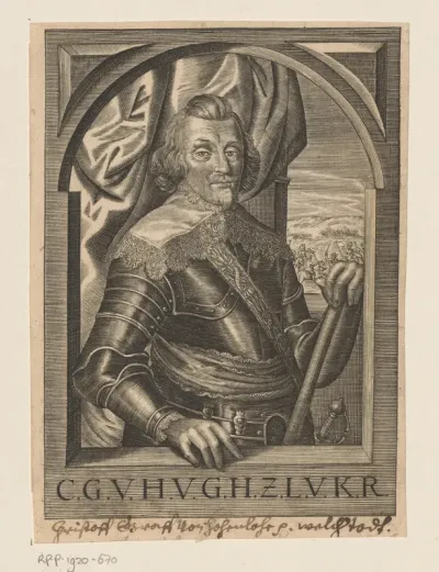 Portret van een man, mogelijk Kraft Graf Hohenlohe-Neustein