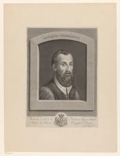 Portret van een man, mogelijk kunstenaar Correggio