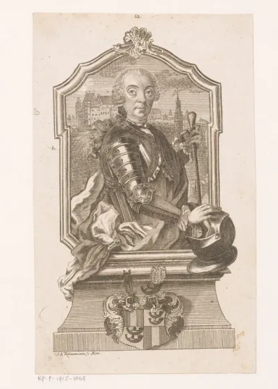 Portret van een man, mogelijk Max von Franehofen