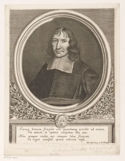 Portret van een man, mogelijk Michael Hutter