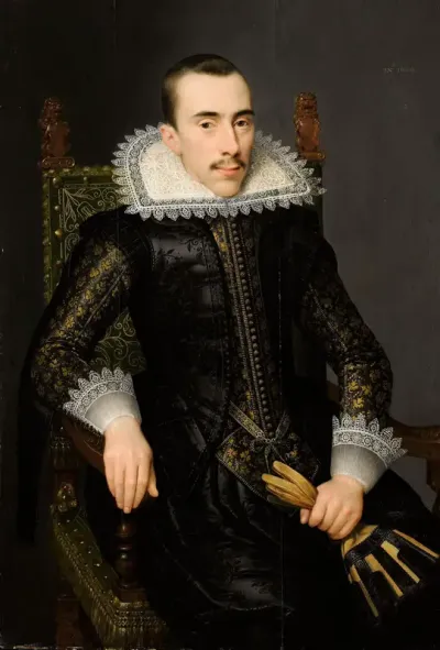 Portret van een man, mogelijk Walterus Fourmenois (1596-1653)