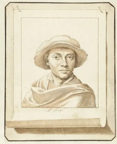 Portret van een man, naar een 16e-eeuws model