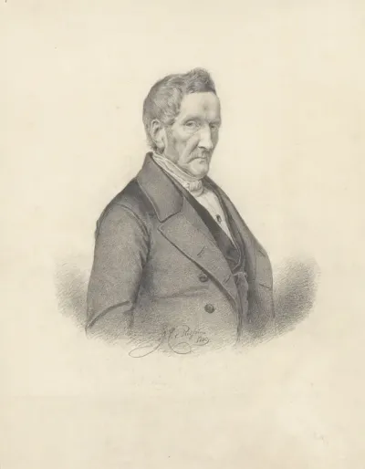 Portret van een man, naar rechts