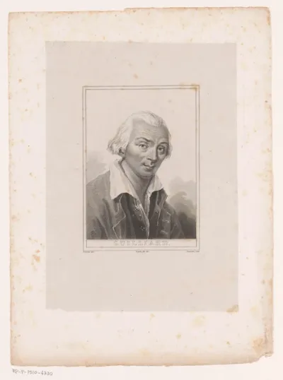 Portret van een man, naar rechts gekeerd
