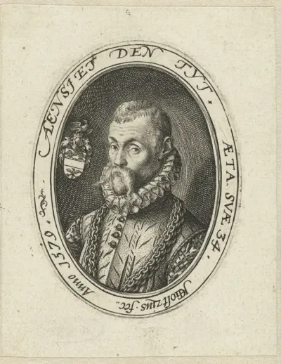 Portret van een man op 34-jarige leeftijd