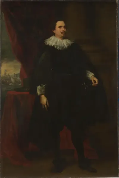 Portret van een man uit de familie van der Borght