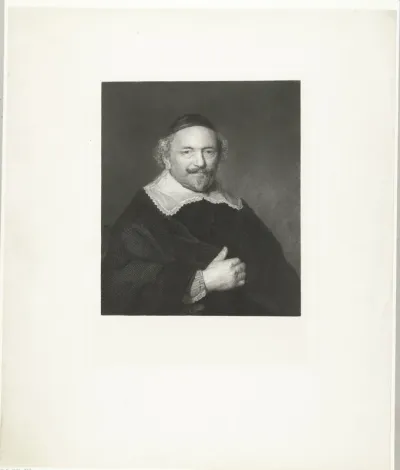 Portret van een man, vermoedelijk Augustijn Wtenbogaert (1577-1655)