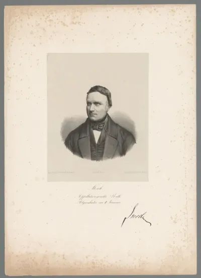 Portret van een man, waarschijnlijk Albrecht von Stosch