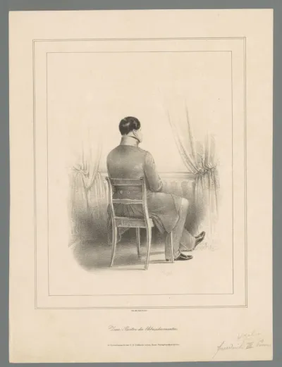 Portret van een man, waarschijnlijk Friedrich Wilhelm III van Pruisen