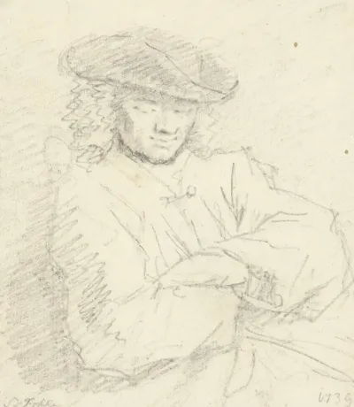 Portret van een man, zittend