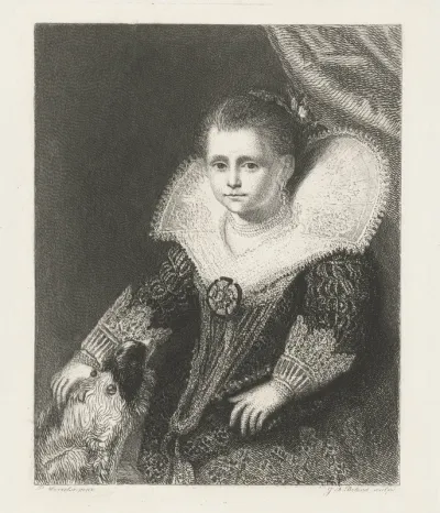Portret van een meisje, bekend als 'Het prinsesje'