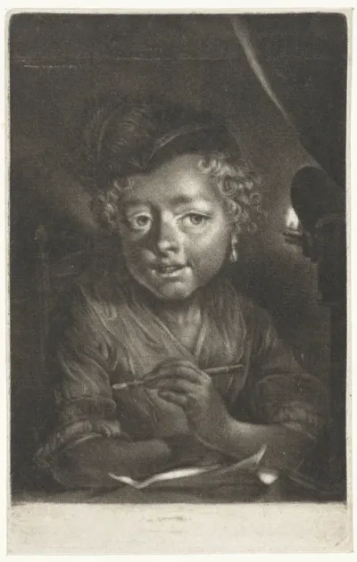 Portret van een meisje, mogelijk Johanna Troost