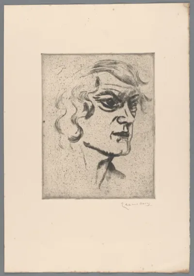Portret van een onbekend figuur