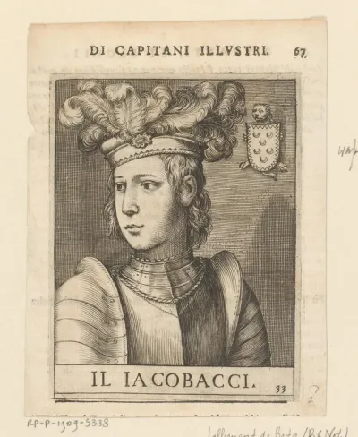 Portret van een onbekend lid van de familie Jacobacci