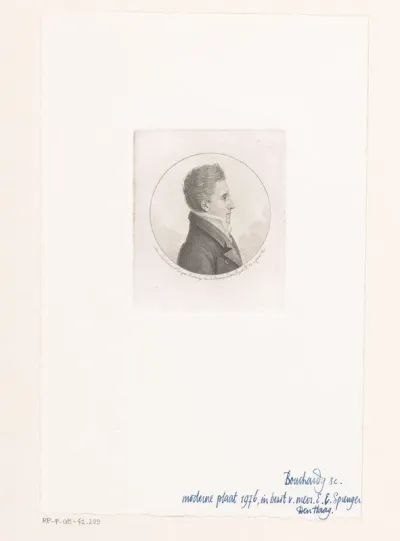 Portret van een onbekend man
