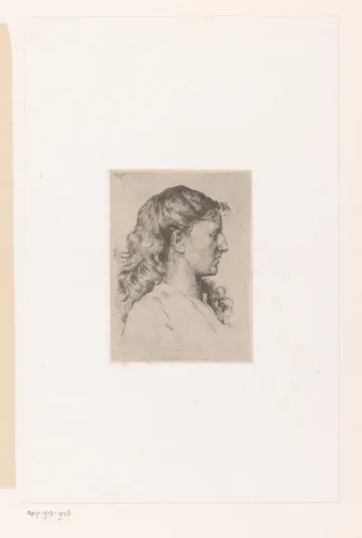 Portret van een onbekend meisje