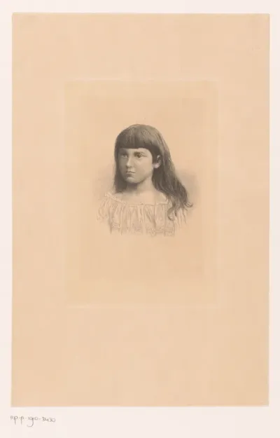 Portret van een onbekend meisje