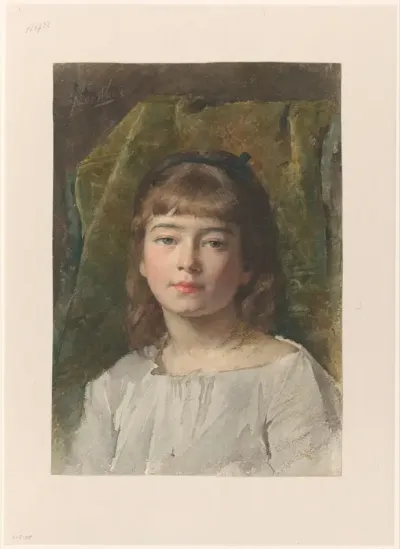 Portret van een onbekend meisje