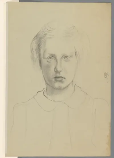 Portret van een onbekend meisje