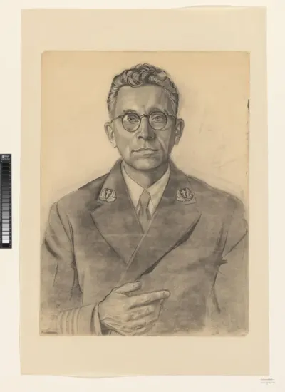 Portret van een onbekende aalmoezenier