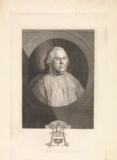 Portret van een onbekende abt