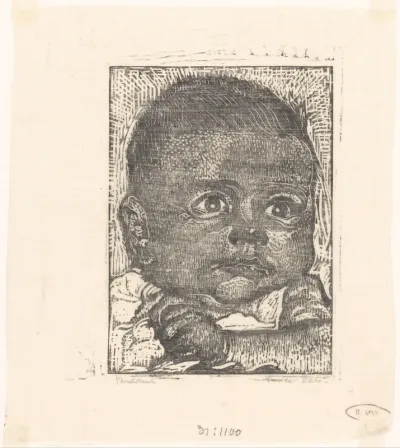 Portret van een onbekende baby