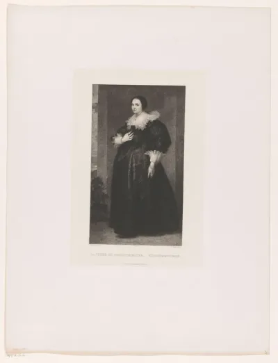 Portret van een onbekende burgemeestersvrouw