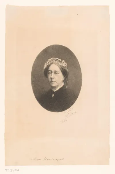 Portret van een onbekende dame, mevrouw Hardenpont