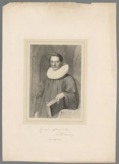 Portret van een onbekende dominee
