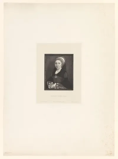 Portret van een onbekende edelvrouw