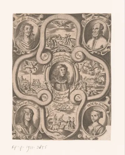 Portret van een onbekende familie