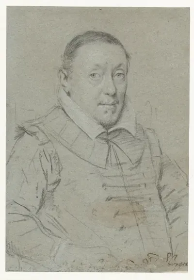 Portret van een onbekende heer, ten halven lijve naar rechts