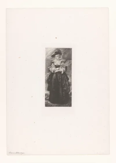 Portret van een onbekende jonge vrouw