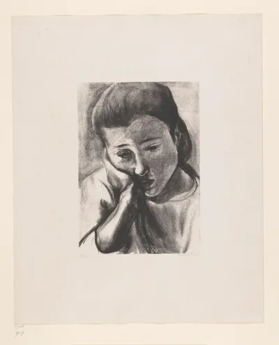 Portret van een onbekende jonge vrouw