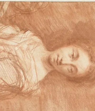 Portret van een onbekende jonge vrouw, ten halven lijve