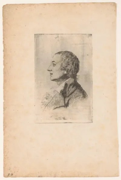 Portret van een onbekende jongeman met jabot