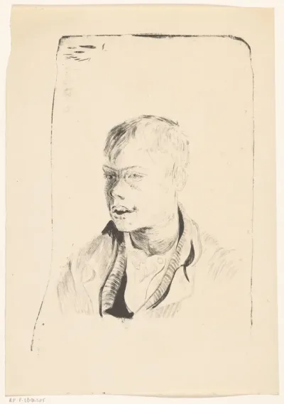 Portret van een onbekende jongen