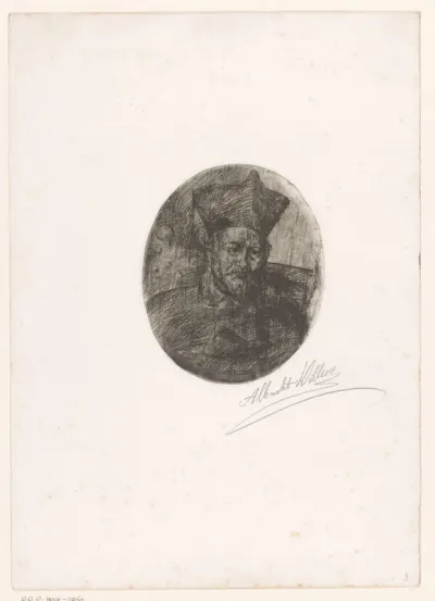 Portret van een onbekende kardinaal