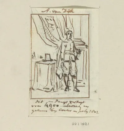 Portret van een onbekende man