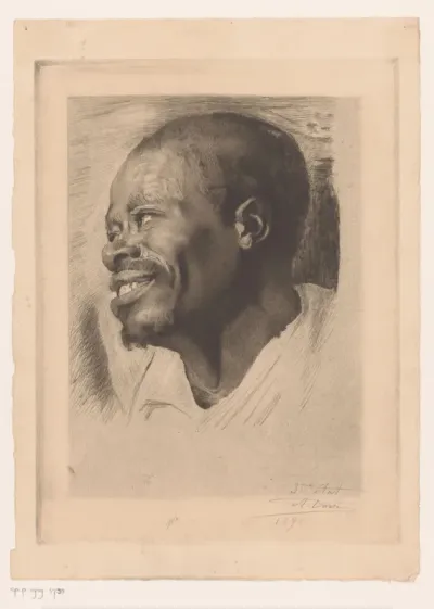 Portret van een onbekende man