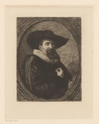 Portret van een onbekende man