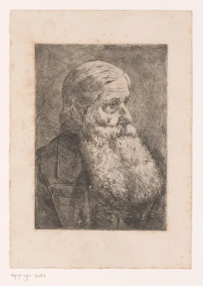 Portret van een onbekende man